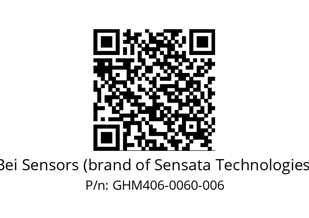  GHM4_06//9G59//00060//G3R030// Bei Sensors (brand of Sensata Technologies) GHM406-0060-006