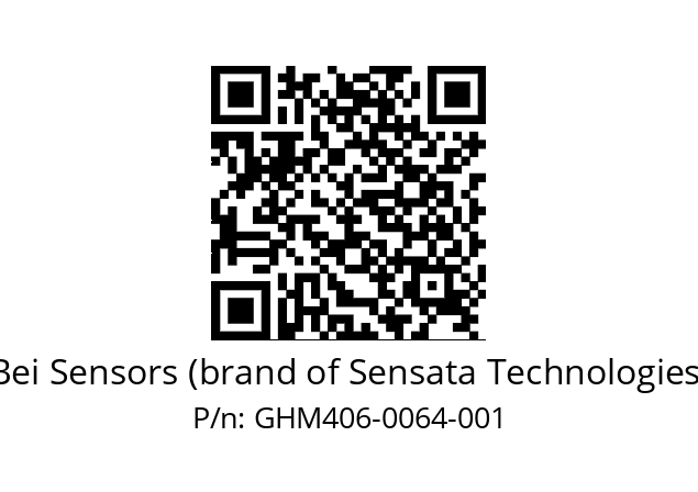  GHM4_06//5G59//00064//G3R005// Bei Sensors (brand of Sensata Technologies) GHM406-0064-001