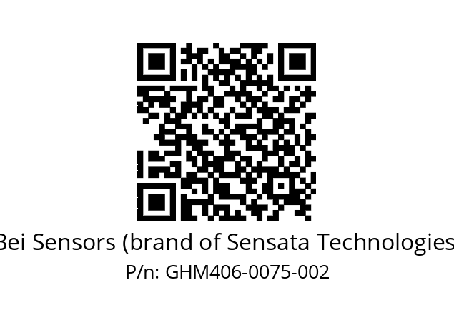  GHM4_06//2G29//00075//G3A005// Bei Sensors (brand of Sensata Technologies) GHM406-0075-002