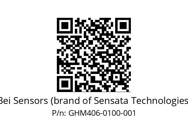  GHM4_06//5G59//00100//G3A005// Bei Sensors (brand of Sensata Technologies) GHM406-0100-001