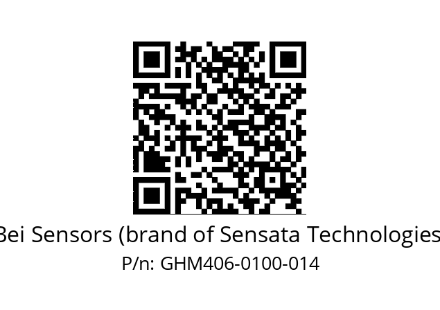  GHM4_06//2G29//00100//G3R010// Bei Sensors (brand of Sensata Technologies) GHM406-0100-014