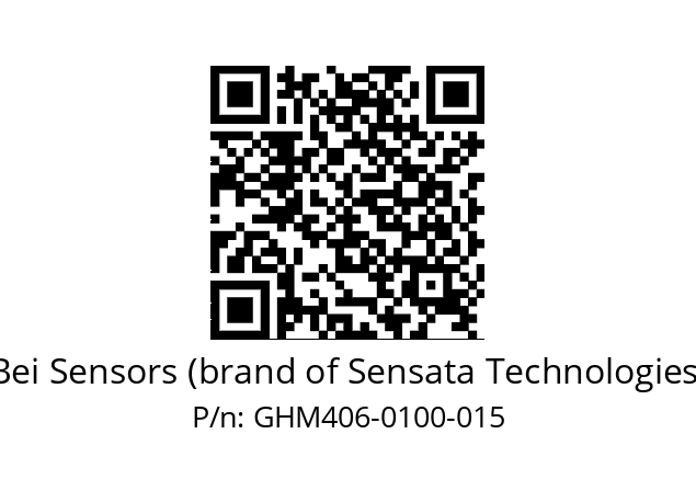  GHM4_06//5G58//00100//G3R020// Bei Sensors (brand of Sensata Technologies) GHM406-0100-015