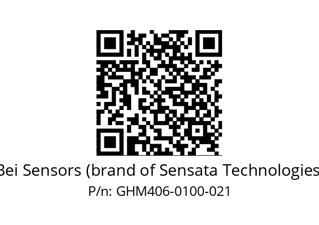  GHM4_06//5G59//00100//G3A020// Bei Sensors (brand of Sensata Technologies) GHM406-0100-021