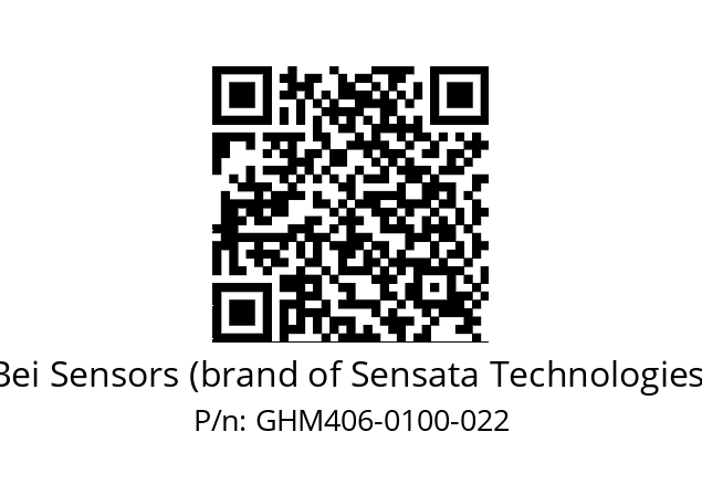  GHM4_06//PG59//00100//G3R020// Bei Sensors (brand of Sensata Technologies) GHM406-0100-022