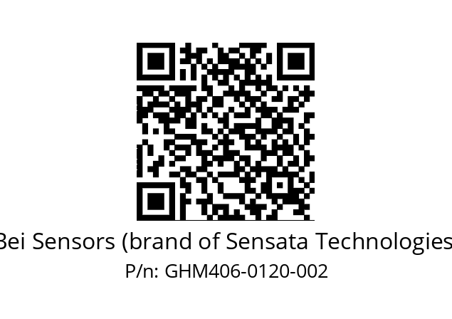  GHM4_06//5G59//00120//G3R005// Bei Sensors (brand of Sensata Technologies) GHM406-0120-002