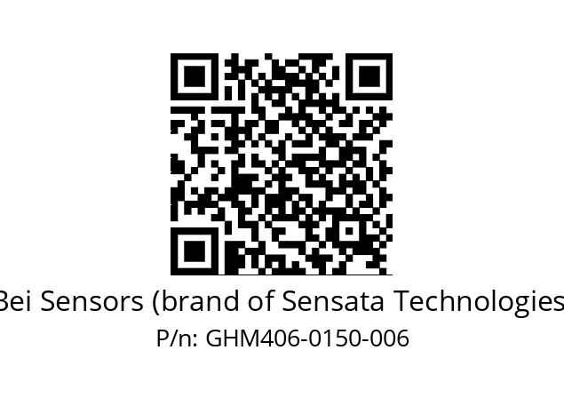  GHM4_06//5G52//00150//G3R005// Bei Sensors (brand of Sensata Technologies) GHM406-0150-006