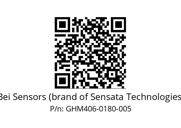  GHM4_06//5G59//00180//G3R020// Bei Sensors (brand of Sensata Technologies) GHM406-0180-005