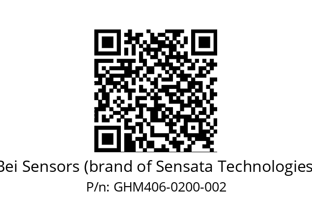  GHM4_06//9G59//00200//G3A005// Bei Sensors (brand of Sensata Technologies) GHM406-0200-002