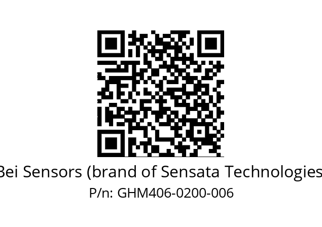  GHM4_06//5G5A//00200//G3A005// Bei Sensors (brand of Sensata Technologies) GHM406-0200-006