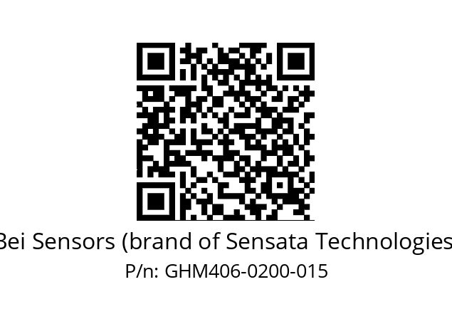  GHM4_06//9G59//00200//G3R050// Bei Sensors (brand of Sensata Technologies) GHM406-0200-015