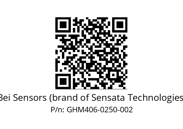  GHM4_06//9G59//00250//G3A005// Bei Sensors (brand of Sensata Technologies) GHM406-0250-002