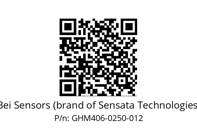  GHM4_06//5G59//00250//G3A010// Bei Sensors (brand of Sensata Technologies) GHM406-0250-012