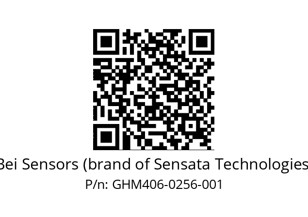  GHM4_06//2G29//00256//G3A005// Bei Sensors (brand of Sensata Technologies) GHM406-0256-001