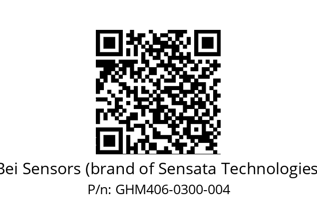  GHM4_06//5G59//00300//G3A005// Bei Sensors (brand of Sensata Technologies) GHM406-0300-004