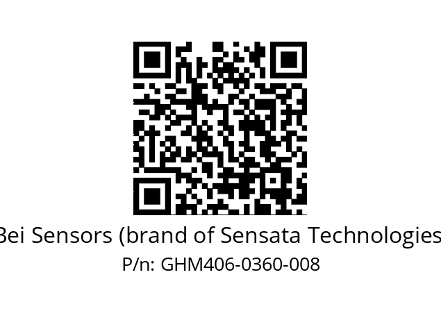  GHM4_06//5G5A//00360//G3A005// Bei Sensors (brand of Sensata Technologies) GHM406-0360-008