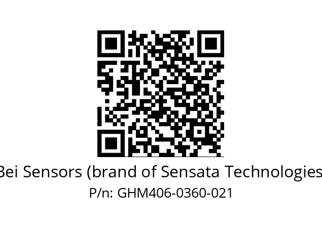  GHM4_06//5G5A//00360//G3A020// Bei Sensors (brand of Sensata Technologies) GHM406-0360-021