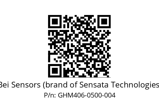  GHM4_06//2G29//00500//G3R005// Bei Sensors (brand of Sensata Technologies) GHM406-0500-004