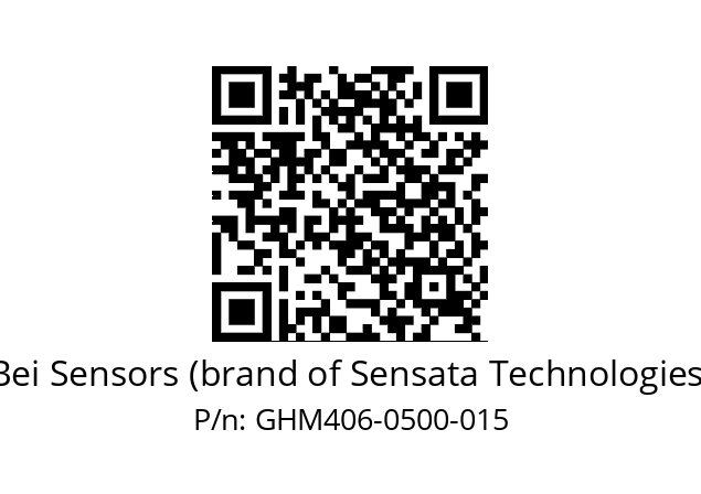  GHM4_06//5G55//00500//G3A005// Bei Sensors (brand of Sensata Technologies) GHM406-0500-015