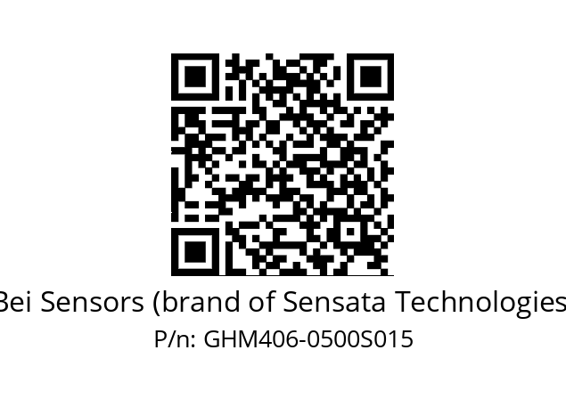  GHM4S06//9G59//00500//G3R020//----8W Bei Sensors (brand of Sensata Technologies) GHM406-0500S015