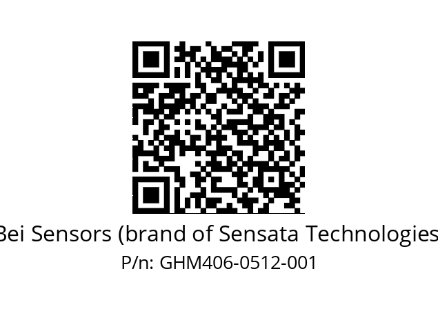  GHM4_06//9G59//00512//G3A005// Bei Sensors (brand of Sensata Technologies) GHM406-0512-001