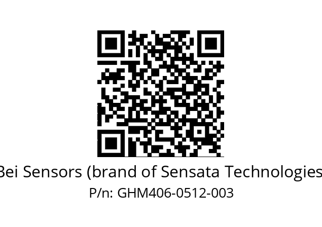  GHM4_06//2G29//00512//G3R005// Bei Sensors (brand of Sensata Technologies) GHM406-0512-003