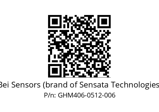  GHM4_06//2G29//00512//G3A005// Bei Sensors (brand of Sensata Technologies) GHM406-0512-006