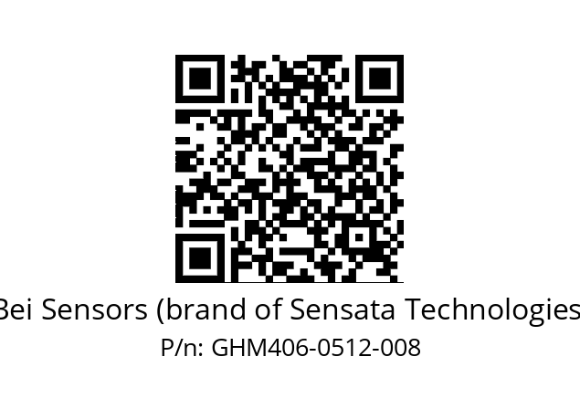  GHM4_06//5G59//00512//G3A020// Bei Sensors (brand of Sensata Technologies) GHM406-0512-008