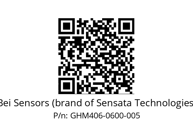  GHM4_06//5G59//00600//G3R030// Bei Sensors (brand of Sensata Technologies) GHM406-0600-005