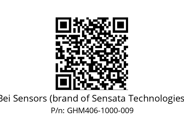  GHM4_06//5G59//01000//G3R010// Bei Sensors (brand of Sensata Technologies) GHM406-1000-009