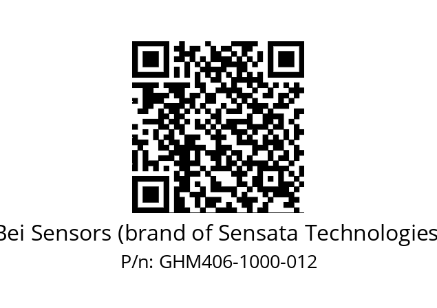  GHM4_06//9G59//01000//G3A020// Bei Sensors (brand of Sensata Technologies) GHM406-1000-012