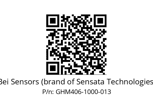  GHM4_06//2G29//01000//G3A020// Bei Sensors (brand of Sensata Technologies) GHM406-1000-013