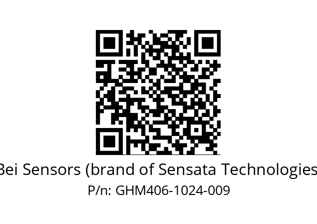  GHM4_06//2G29//01024//G3R010// Bei Sensors (brand of Sensata Technologies) GHM406-1024-009