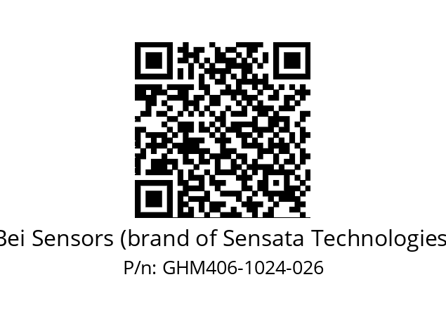  GHM4_06//5G59//01024//G3R100// Bei Sensors (brand of Sensata Technologies) GHM406-1024-026