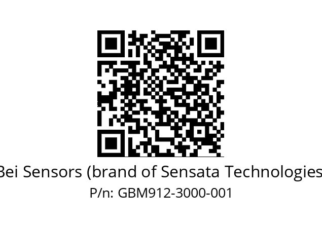  GBM9_12//5G59//03000//G6R// Bei Sensors (brand of Sensata Technologies) GBM912-3000-001