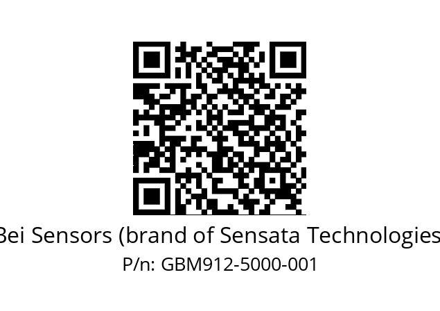  GBM9_12//2G29//05000//G6A// Bei Sensors (brand of Sensata Technologies) GBM912-5000-001