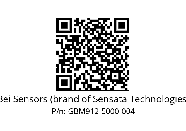  GBM9_12//2G2N//05000//G6R// Bei Sensors (brand of Sensata Technologies) GBM912-5000-004