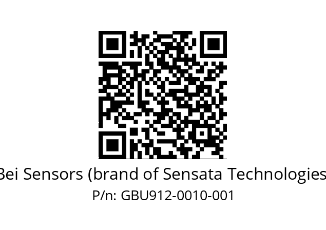  GBU9_12//5G59//00010//G3R020//U0---- Bei Sensors (brand of Sensata Technologies) GBU912-0010-001