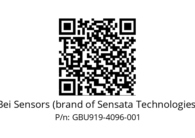  GBU9_19//2G29//04096//G3R020//U1---- Bei Sensors (brand of Sensata Technologies) GBU919-4096-001