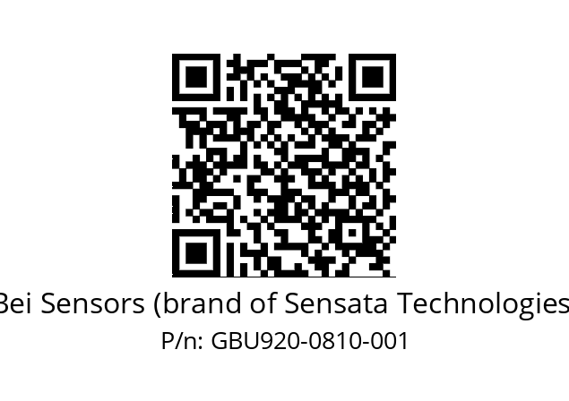  GBU9_20//3G39//00810//G3R020//U0---- Bei Sensors (brand of Sensata Technologies) GBU920-0810-001