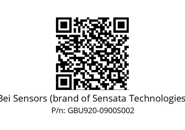  GBU9S20/0U/3G39//00900//G6R//U0---- Bei Sensors (brand of Sensata Technologies) GBU920-0900S002