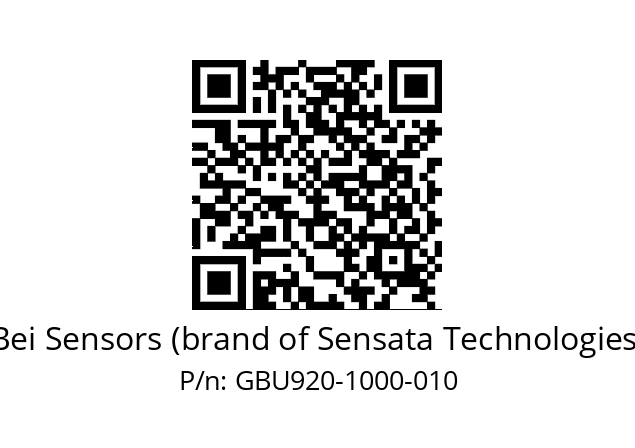  GBU9_20//5GT9//01000//G3R150//U0---- Bei Sensors (brand of Sensata Technologies) GBU920-1000-010