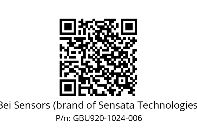  GBU9_20//5G2A//01024//G6R//U0---- Bei Sensors (brand of Sensata Technologies) GBU920-1024-006