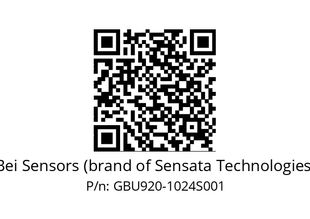  GBU9S20/0U/5G29//01024//G3R020//U0D4-- Bei Sensors (brand of Sensata Technologies) GBU920-1024S001