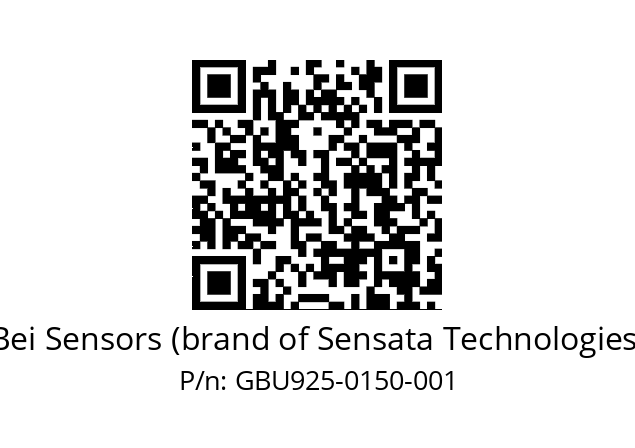  GBU9_25//5GT9//00150//G6R//U0---- Bei Sensors (brand of Sensata Technologies) GBU925-0150-001