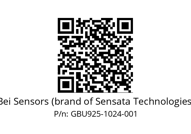  GBU9_25//5GTA//01024//G6R//U1---- Bei Sensors (brand of Sensata Technologies) GBU925-1024-001