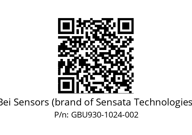  GBU9_30//5GT9//01024//G6R// Bei Sensors (brand of Sensata Technologies) GBU930-1024-002