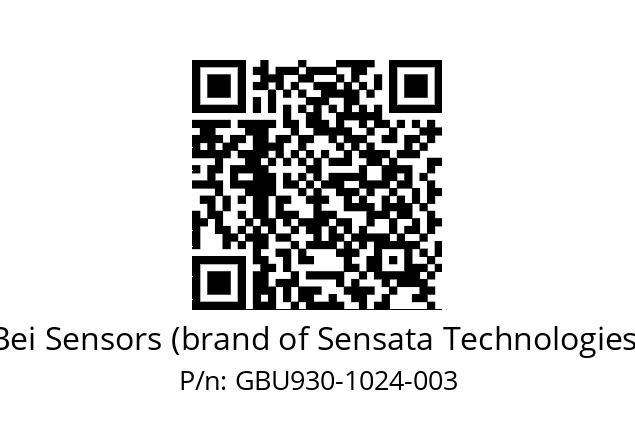  GBU9_30//5G29//01024//G6R// Bei Sensors (brand of Sensata Technologies) GBU930-1024-003