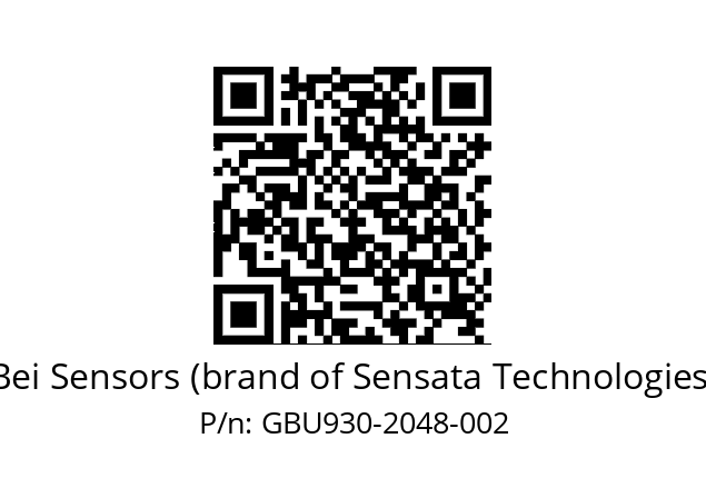  GBU9_30//5G59//02048//G3R040// Bei Sensors (brand of Sensata Technologies) GBU930-2048-002