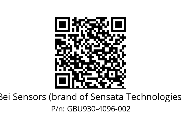  GBU9_30//5GT9//04096//G6R// Bei Sensors (brand of Sensata Technologies) GBU930-4096-002