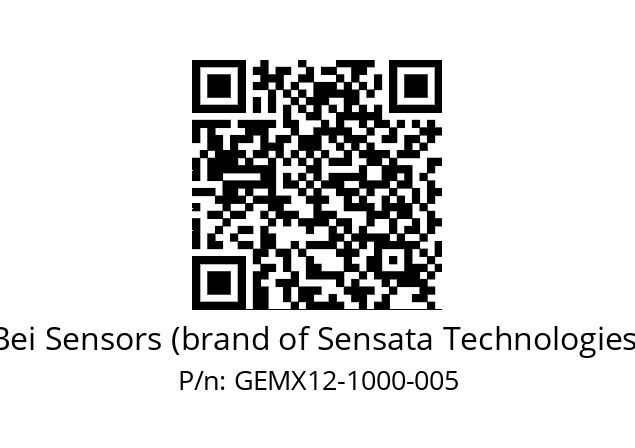  GEMX_12//5G59//01000//GPA030// Bei Sensors (brand of Sensata Technologies) GEMX12-1000-005